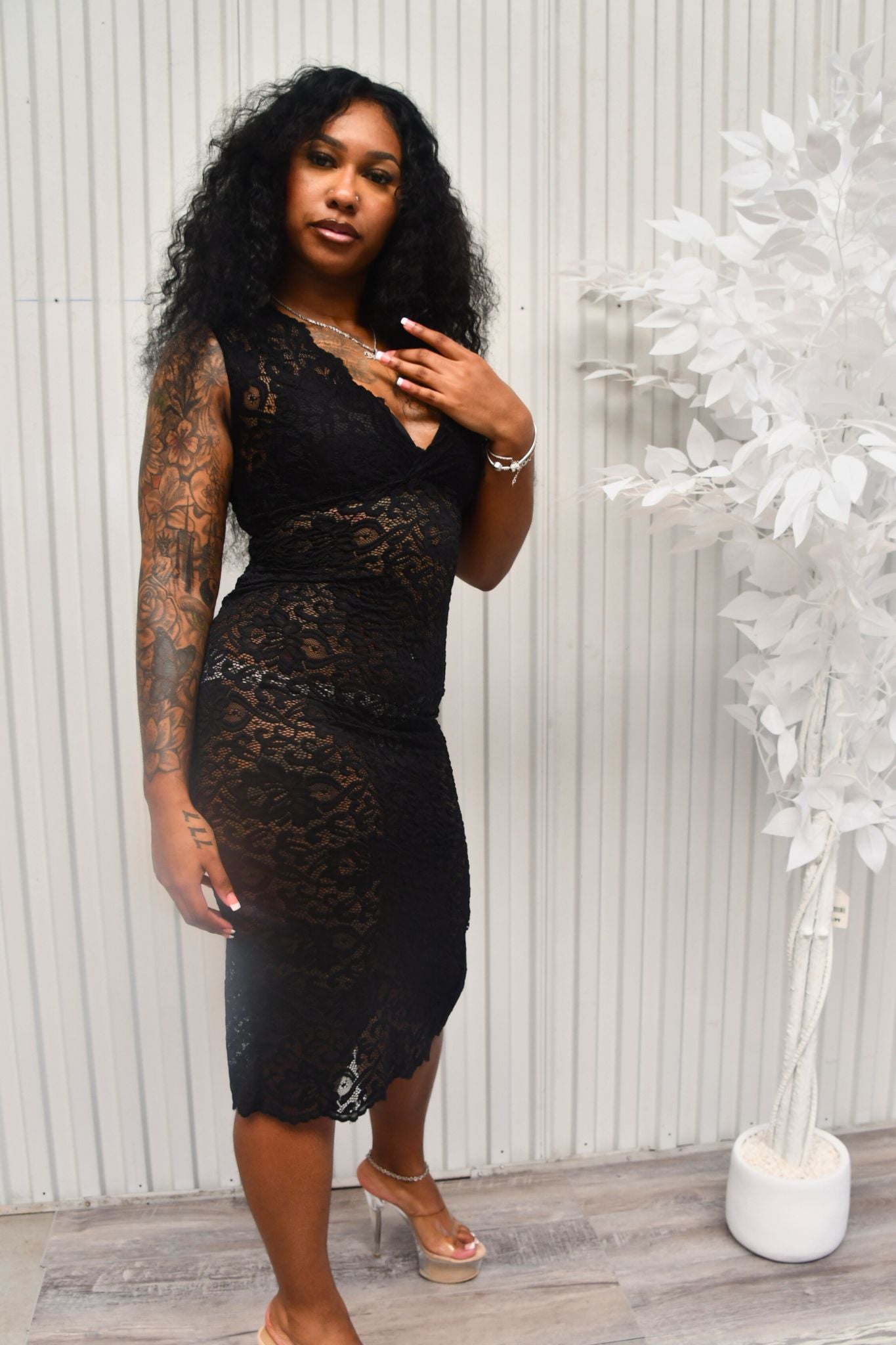 SAY WHAT LACE DRESS
