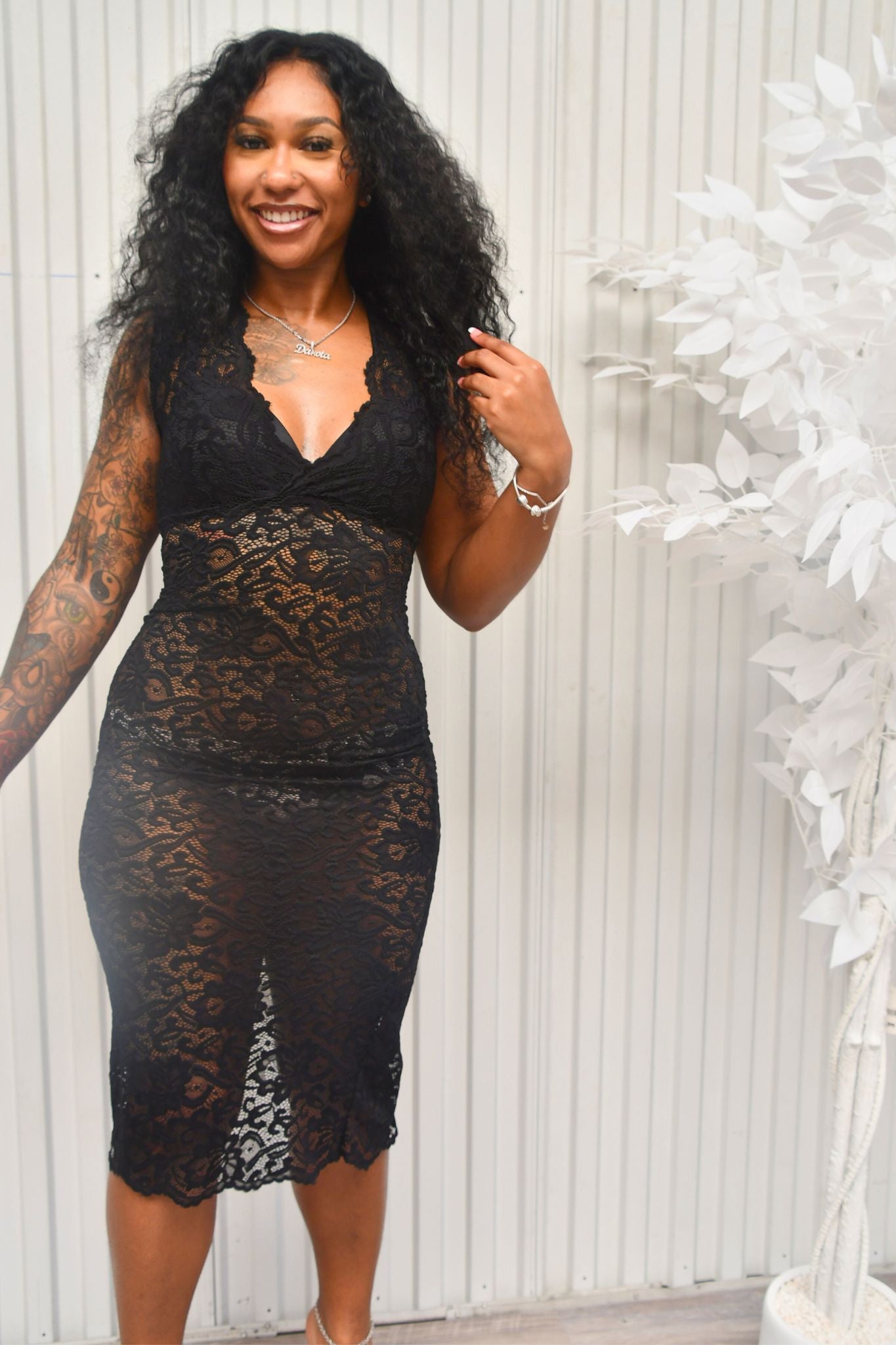 SAY WHAT LACE DRESS