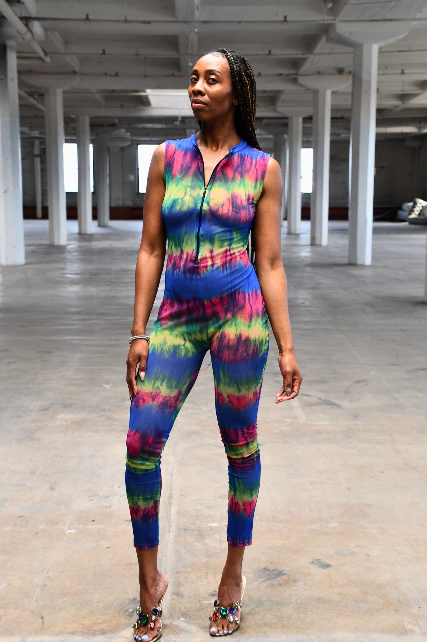 Rainbow body suit
